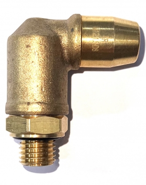 Фитинг (угловой) тр.ПВХ 8хМ12*1,50 наруж.резьба бронза разборный (Аналог CAMOZZI АК7552