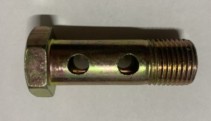 Болт-Штуцер М14х1,5 два отверстия АК0726